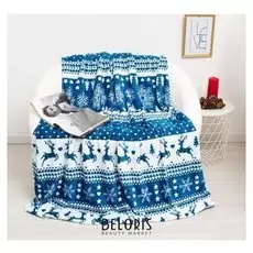 Плед павлина сайма 150х200см, аэрософт 190г/м, пэ100%