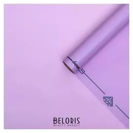 Пленка для цветов "Бриллианты", лиловый, 0,58 х 10м