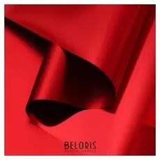 Пленка для цветов "Глянец", красный, 58 см х 5 м