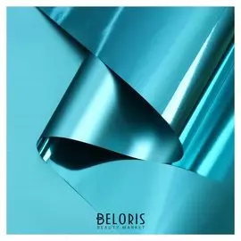 Пленка для цветов "Глянец", синий, 58 см х 5 м