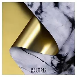 Пленка для цветов "Мрамор" белый, 58 см х 5 м