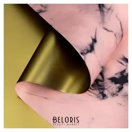 Пленка для цветов "Мрамор" розовый, 58 см х 5 м