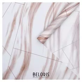 Пленка для цветов "Облака" шоколадный, 0,58 х 10 м