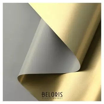 Пленка для цветов перламутровая «Бархат», стальной, 0,5 х 10 м