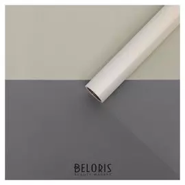 Пленка для цветов "Прозрачная полоса" бежевый, 0,58 х 10 м