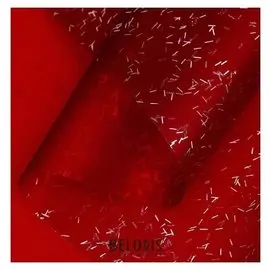 Пленка для цветов "Звездная ночь", 58 см х 5 м винный