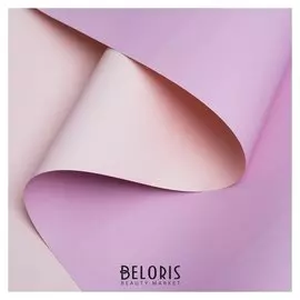 Пленка матовая, двухсторонняя, бежевый-розовый, 0,5 х 10 м