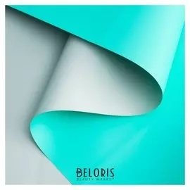 Пленка матовая, двухсторонняя, бирюзовый-серый, 0,5 х 10 м