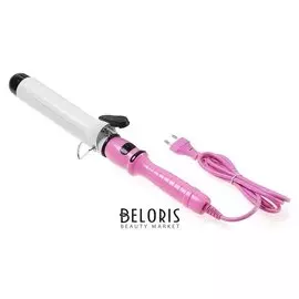 Плойка для волос Luazon Lw-38, D=38 мм, керамическое покрытие, розовая