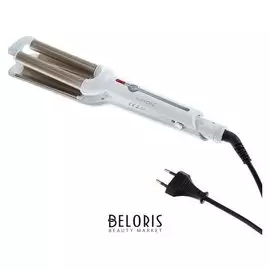 Плойка Luazon Lw-13, 35 Вт, D=19мм, турмалиновое покрытие, температура нагрева 230°, белый