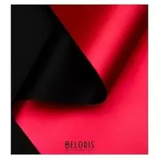 Плёнка матовая двухсторонняя "Цветной блеск" чёрный, винный, 0,58 х 10 м