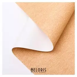 Плёнка матовая двухсторонняя "Пробковый цвет" белый, 0,58 х 10 м