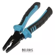 Плоскогубцы Tundra, двухкомпонентная рукоятка, 180 мм