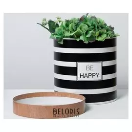 Подарочная коробка круглая «Крафт», 20 × 20 см