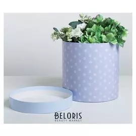 Подарочная коробка круглая «Нежная», 20 × 20 см