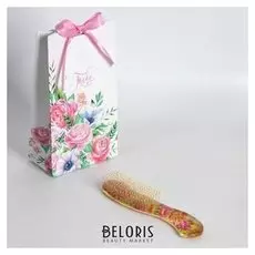 Подарочная расчёска «Калейдоскоп», разноцветная