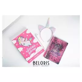 Подарочный набор "Чудесной девочке", ободок, ежедневник, ручка