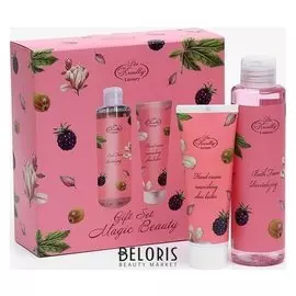 Подарочный набор Liss Kroully Rose: пена для ванн, 260 мл + крем для рук, 75 мл