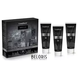 Подарочный набор мужской №1320 Men’s Club Code: Гель-шампунь для волос и тела + гель для бритья + гель после бритья