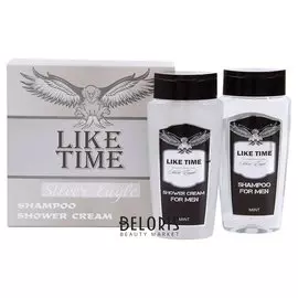 Подарочный набор мужской Silver Eagle: Шампунь + крем-гель для душа
