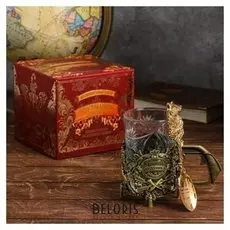 Подарочный набор подстаканник с ложкой «Лучший дедушка»