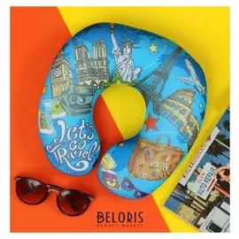 Подголовник-антистресс «Путешествия»