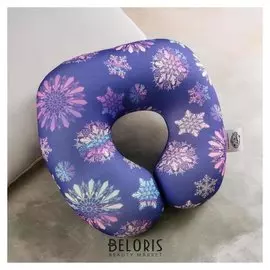 Подголовник антистресс Снежинки