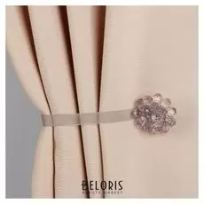 Подхват для штор «Гроздь», D = 4,5 см, цвет серый