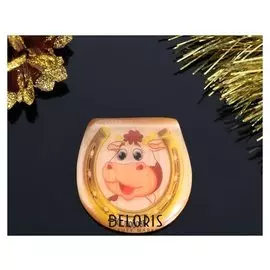 Подкова на магните "Корова. На любовь!", селенит