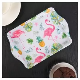 Поднос «Фламинго», 22×14 см