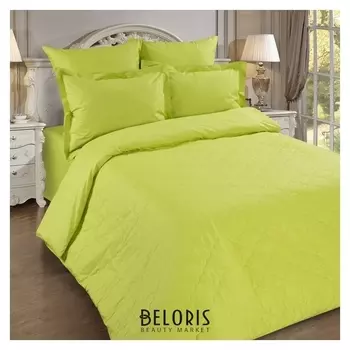 Пододеяльник зима/лето на молнии 2 сп., размер 175х215 см рейнбоу лайм, поплин