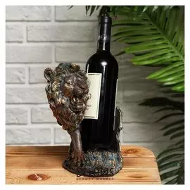 Подставка для бутылки "Лев" 17х15.2х26см