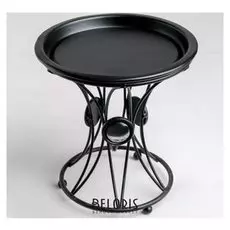 Подставка для цветов "Стиль", цвет чёрный