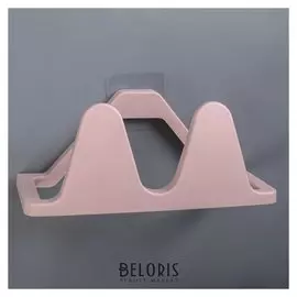 Подставка для хранения обуви настенная, 24×11,5×10 см цвет розовый