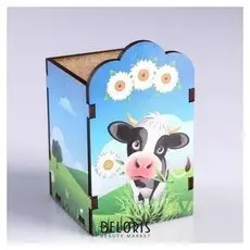 Подставка для карандашей "Бычок"