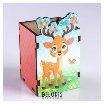 Подставка для карандашей "Оленёнок"