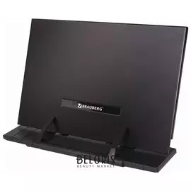 Подставка для книг, учебников Brauberg, регулируемый наклон, металл/пластик, черная, 237446