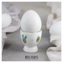 Подставка для яйца «Кактусы», 4,5×5 см