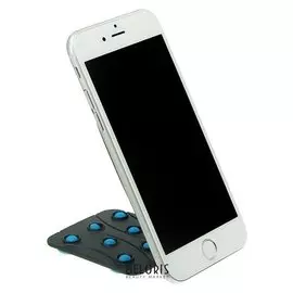 Подставка для телефона Luazon, держатель на восьми липучках, регулировка положения, синяя