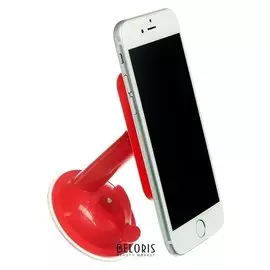 Подставка для телефона Luazon, держатель на восьми липучках, регулировка положения, красная