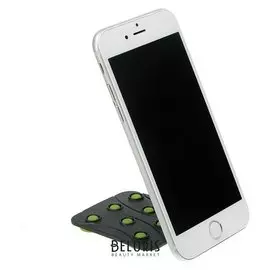 Подставка для телефона Luazon, держатель на восьми липучках, регулировка положения, зелёная