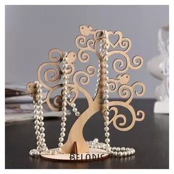 Подставка для украшений "Воробьи", 22×21×0,3 см