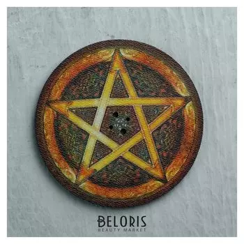 Подставка под благовония "Пентаграмма", D=6 см