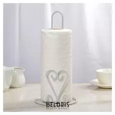 Подставка под бумажные полотенца 13х13х28 см "Сердце"