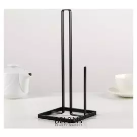 Подставка под бумажные полотенца 14×1428 см "Лофт", цвет чёрный