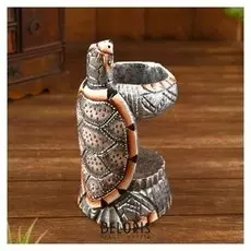 Подставка под бутылку "Черепашка" дерево 14х14х25 см