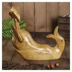 Подставка под бутылку дерево "Классическая уточка" 33х14х25 см