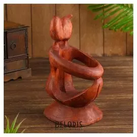 Подставка под бутылку дерево "Нежность" 11х13х30 см