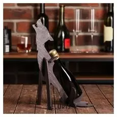 Подставка под бутылку "Волк"