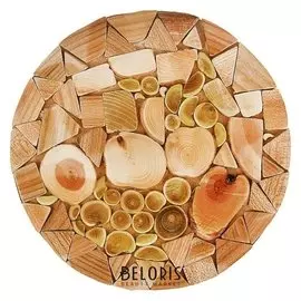 Подставка под горячее «Мозаика», D=20 см, можжевельник